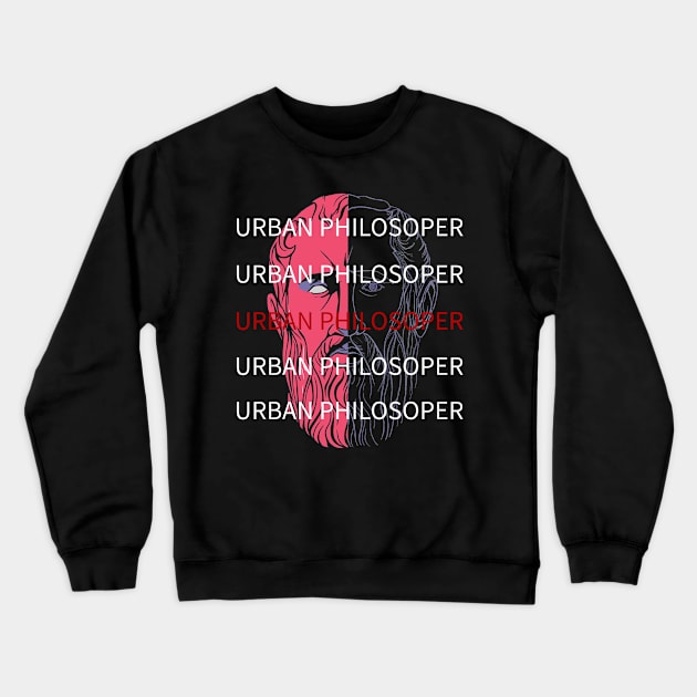 Urban Philosopher V.2 Crewneck Sweatshirt by Prosper88